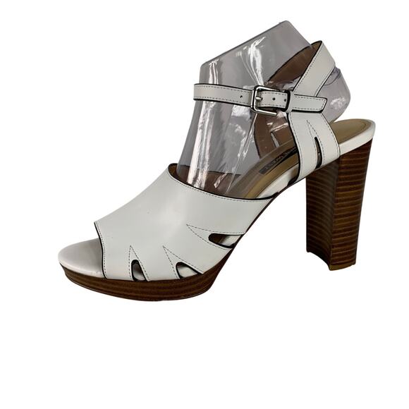 Nine West Women's Delilah Open Toe Block Heels Size 10M - Picture 1 of 10